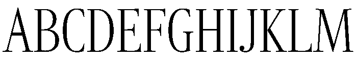 RomainduRoiVAR ExtraCondensedExtraLightHigh Instance F038638d Font UPPERCASE