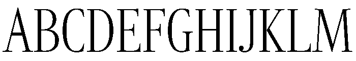 RomainduRoiVAR ExtraCondensedExtraLightHigh Instance Font UPPERCASE