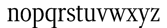 RomainduRoiVAR ExtraCondensedLight Instance Font LOWERCASE