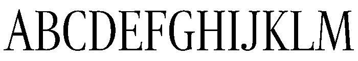 RomainduRoiVAR ExtraCondensedLightHigh Instance D111405c Font UPPERCASE