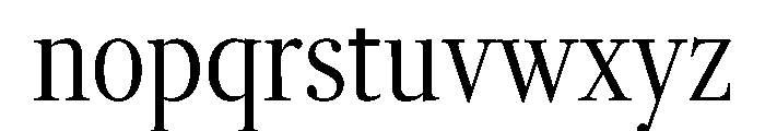 RomainduRoiVAR ExtraCondensedLightHigh Instance D111405c Font LOWERCASE