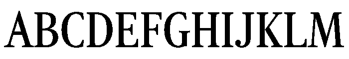 RomainduRoiVAR ExtraCondensedMedium Instance Font UPPERCASE