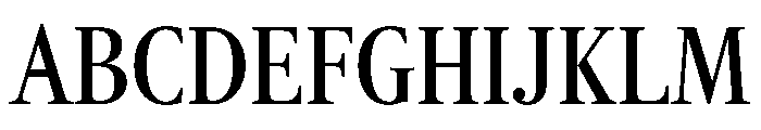 RomainduRoiVAR ExtraCondensedMediumContrast Instance Font UPPERCASE