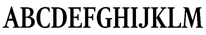 RomainduRoiVAR ExtraCondensedSemiBold Instance Font UPPERCASE