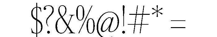 RomainduRoiVAR ExtraCondensedThinContrast Instance Font OTHER CHARS