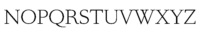 RomainduRoiVAR ExtraLight Instance D32ef754 Font UPPERCASE
