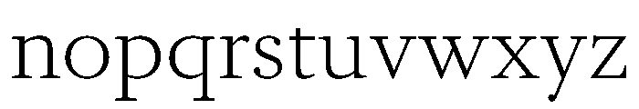RomainduRoiVAR ExtraLight Instance D32ef754 Font LOWERCASE