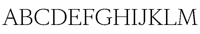 RomainduRoiVAR ExtraLight Instance Font UPPERCASE