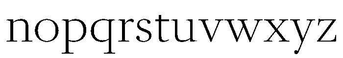 RomainduRoiVAR ExtraLightContrast Instance Font LOWERCASE