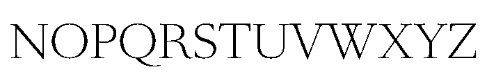 RomainduRoiVAR ExtraLightHigh Instance D166251a Font UPPERCASE