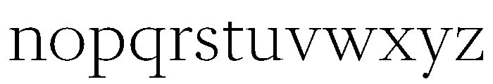 RomainduRoiVAR ExtraLightHigh Instance D166251a Font LOWERCASE