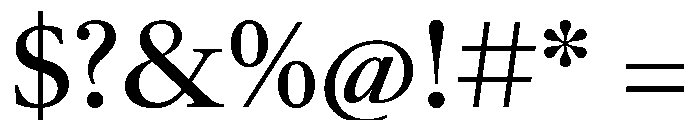 RomainduRoiVAR MediumContrast Instance Font OTHER CHARS