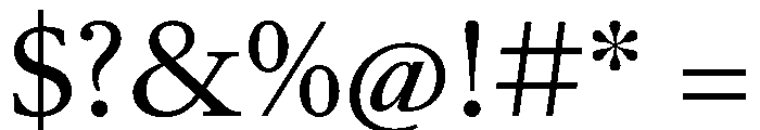 RomainduRoiVAR Regular Instance Font OTHER CHARS