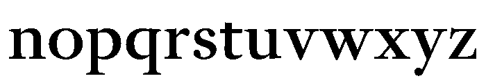 RomainduRoiVAR SemiBoldHigh Instance Font LOWERCASE