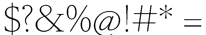 RomainduRoiVAR Thin Instance Font OTHER CHARS