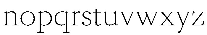 RomainduRoiVAR Thin Instance Font LOWERCASE
