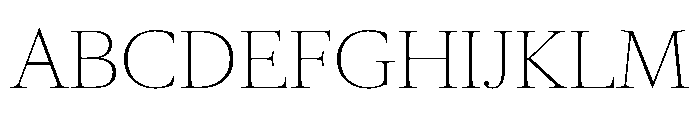 RomainduRoiVAR ThinContrast Instance Font UPPERCASE