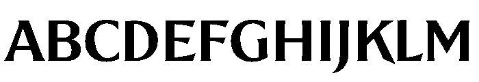Romano Neretto Font UPPERCASE
