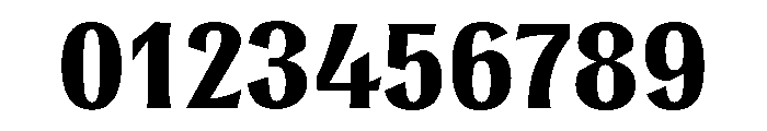 Romano Nero Font OTHER CHARS