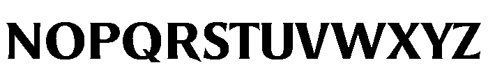 Romano Nero Font UPPERCASE