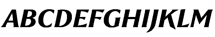 Romano NeroCorsivo Font UPPERCASE