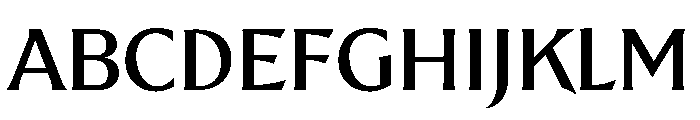 Romano Netto Font UPPERCASE