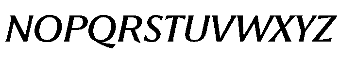 Romano NettoCorsivo Font UPPERCASE