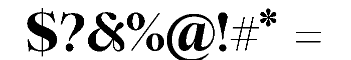 Romie Black Font OTHER CHARS