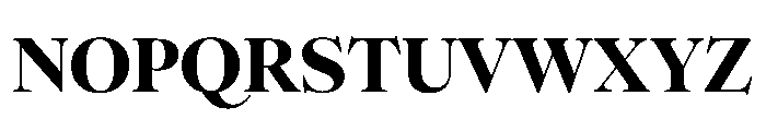 Romie Black Font UPPERCASE