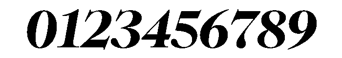 Romie BlackItalic Font OTHER CHARS