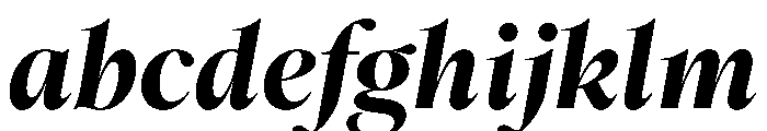 Romie BlackItalic FONT