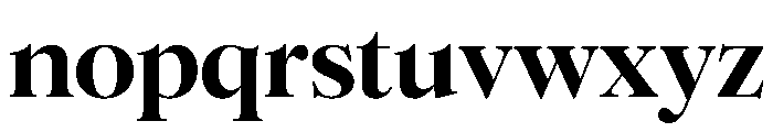Romie Black Font LOWERCASE