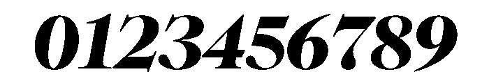Romie HeavyItalic Font OTHER CHARS