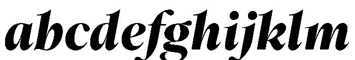 Romie HeavyItalic FONT