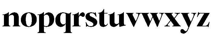 Romie Heavy Font LOWERCASE