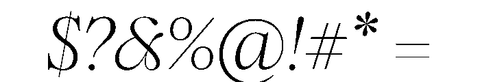 Romie Italic B6209523 Font OTHER CHARS