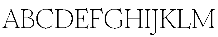 Romie Light Font UPPERCASE