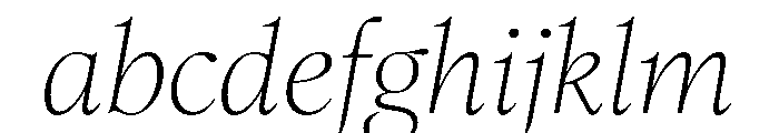 Romie LightItalic FONT