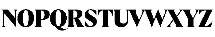 Rondeau Black Font UPPERCASE