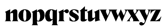Rondeau Black Font LOWERCASE