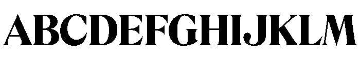 Rondeau Extrabold Font UPPERCASE