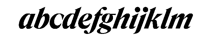 Rondeau ExtraboldItalic FONT