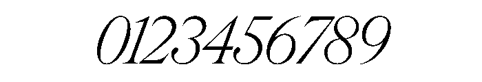 Rondeau ExtralightItalic Font OTHER CHARS