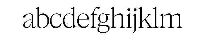 Rondeau Extralight FONT
