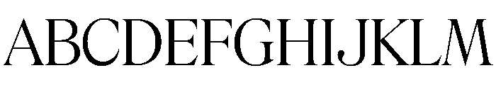 Rondeau Light Font UPPERCASE