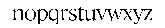 Rondeau Light Font LOWERCASE
