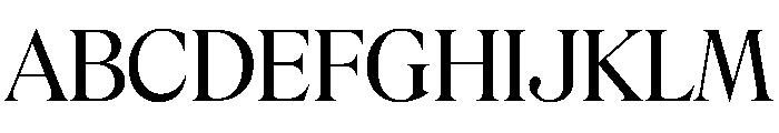 Rondeau Regular Font UPPERCASE