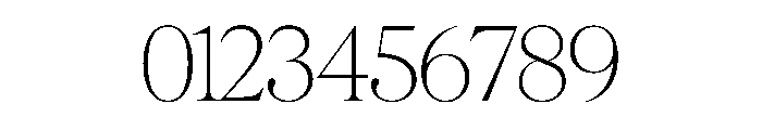 Rondeau Thin Font OTHER CHARS