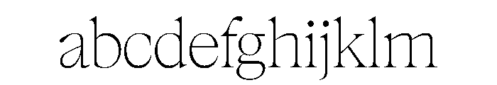Rondeau Thin FONT