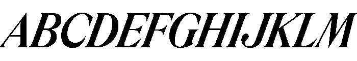 RondeauTest BoldItalic Font UPPERCASE